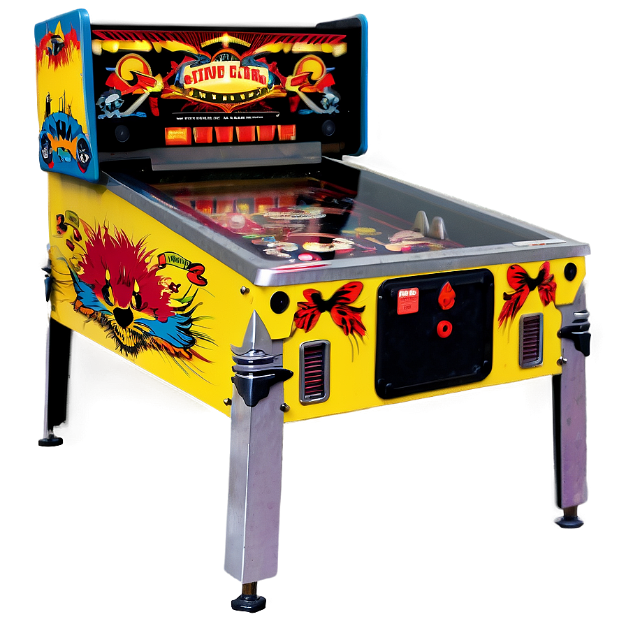 Retro Pinball Arcade Png Ysc43 PNG