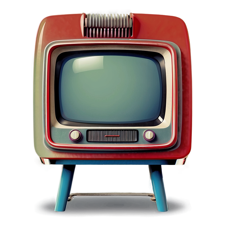 Retro Pop Television Set Png Jwm PNG