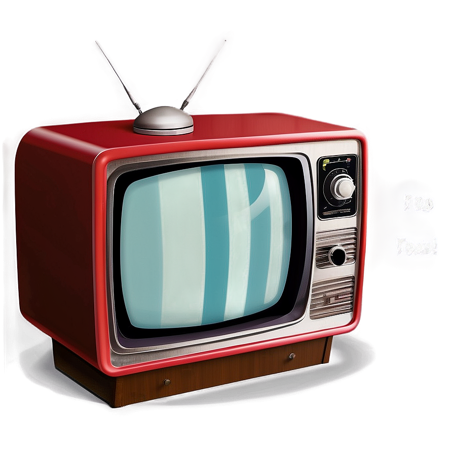 Retro Pop Television Set Png Rxh PNG