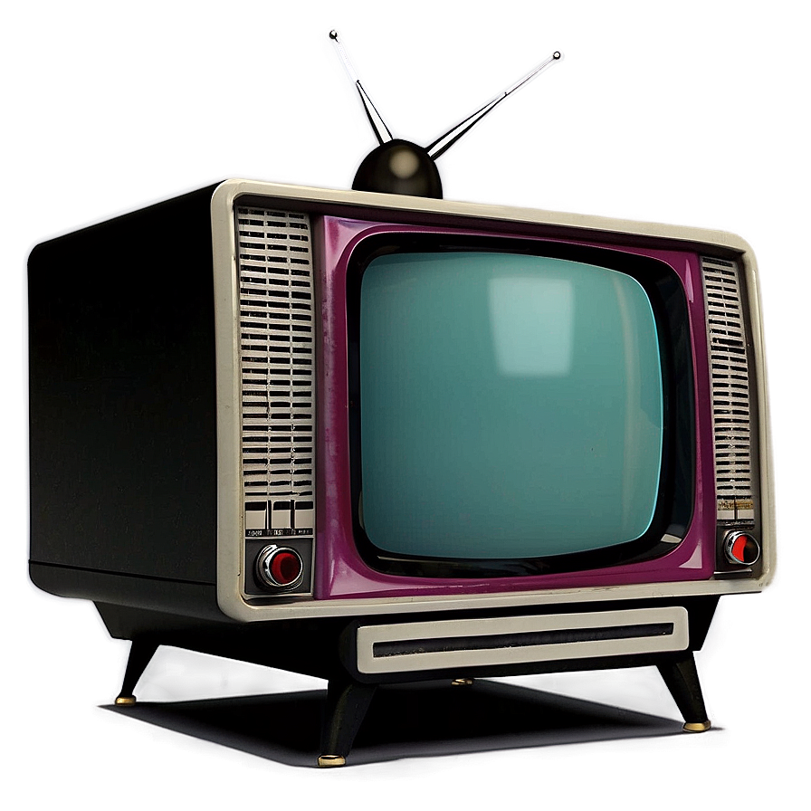 Retro Pop Television Set Png Scf16 PNG