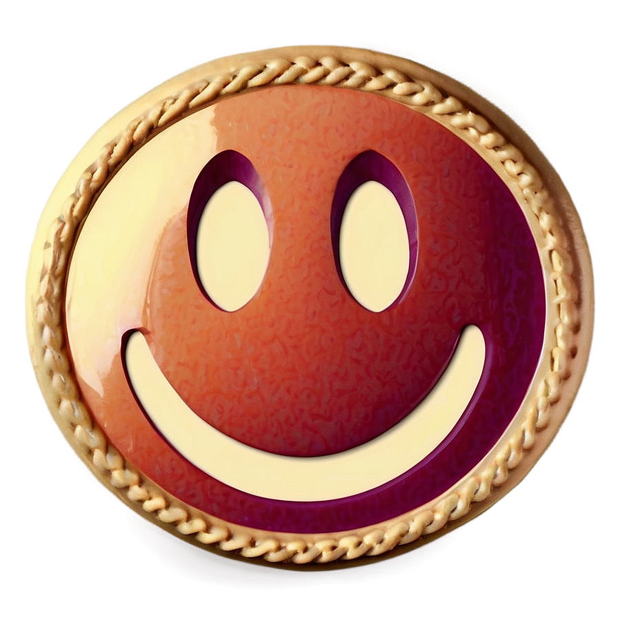 Retro Preppy Smiley Face Png 06202024 PNG