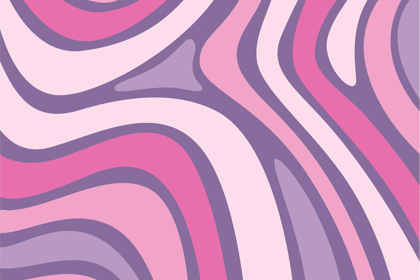 Retro Purple Waves Background Wallpaper
