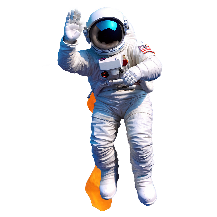 Download Retro Space Man Astronaut Png Fdo | Wallpapers.com