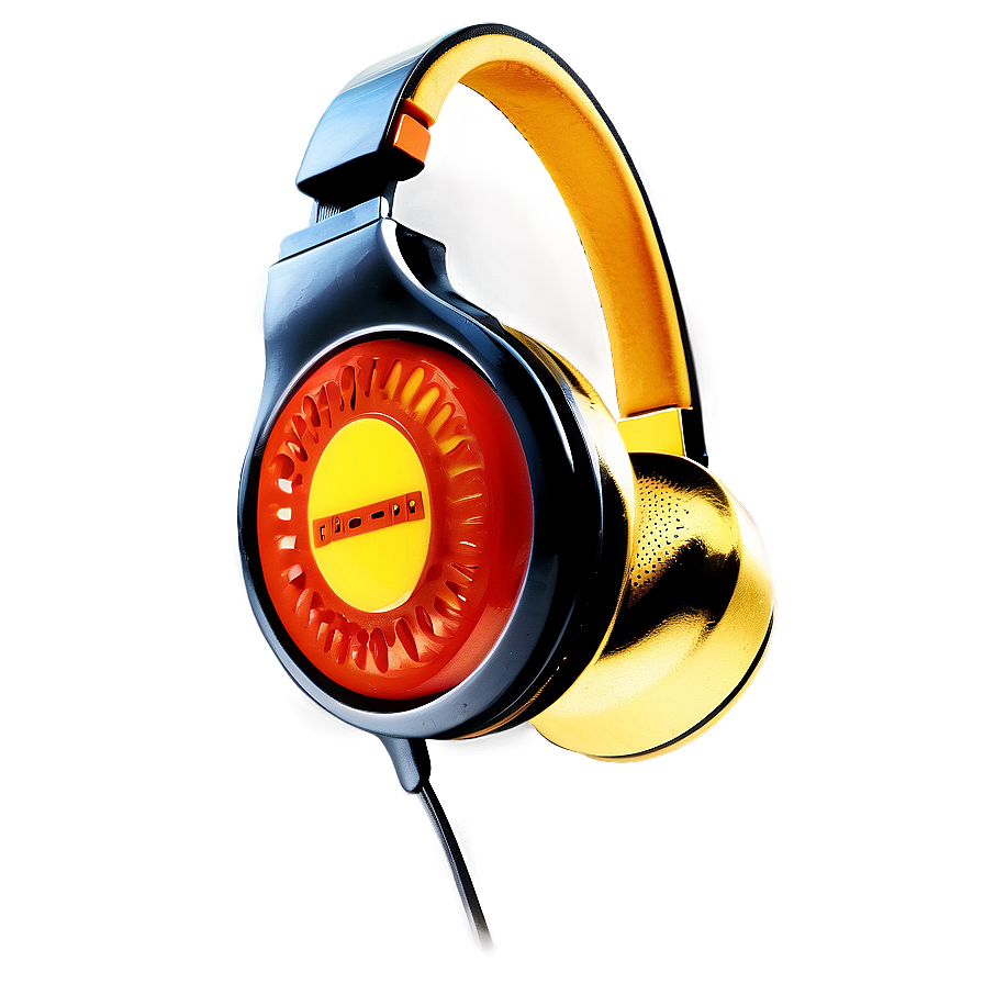 Retro Style Headphones Png 05042024 PNG