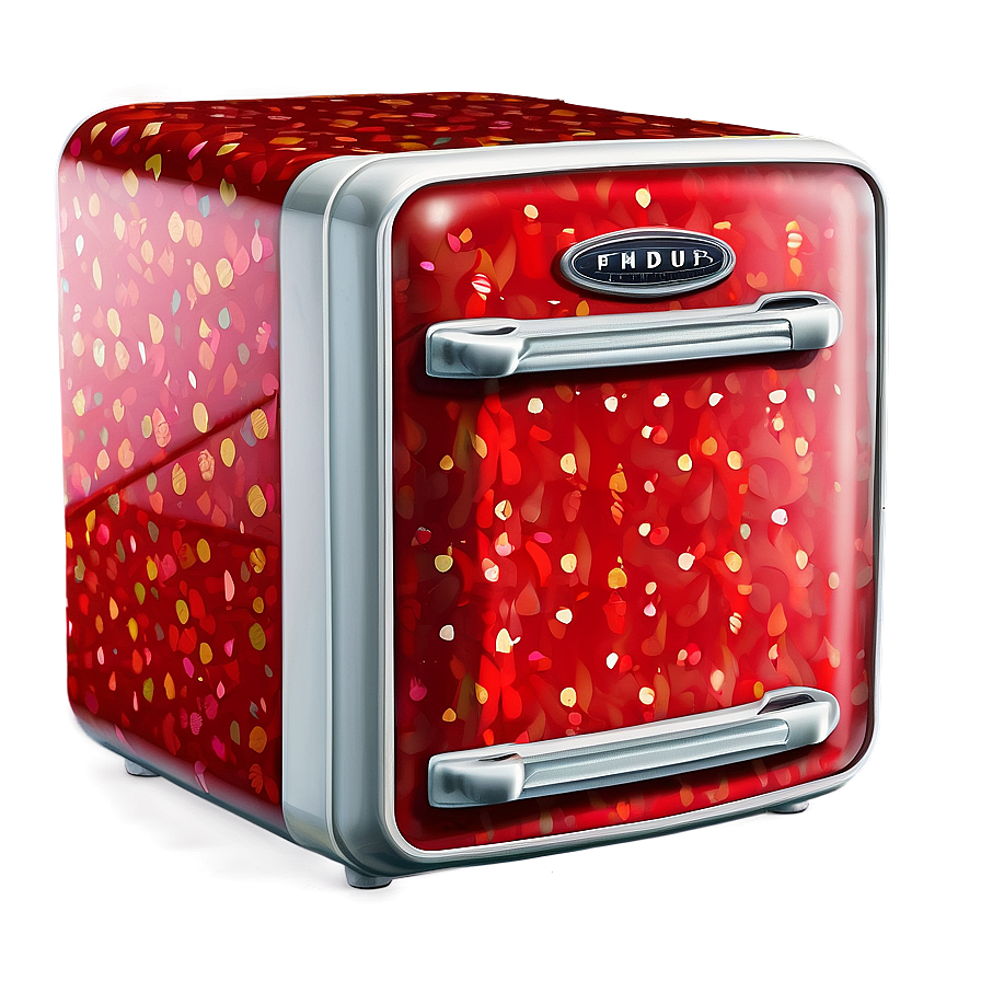 Retro Style Mini Fridge Png 18 PNG