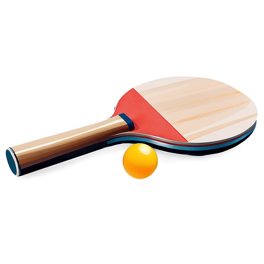 Retro Style Ping Pong Png 06242024 PNG