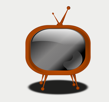 Retro Style Television Illustration PNG