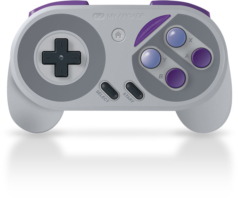 Retro Style Wireless Game Controller PNG