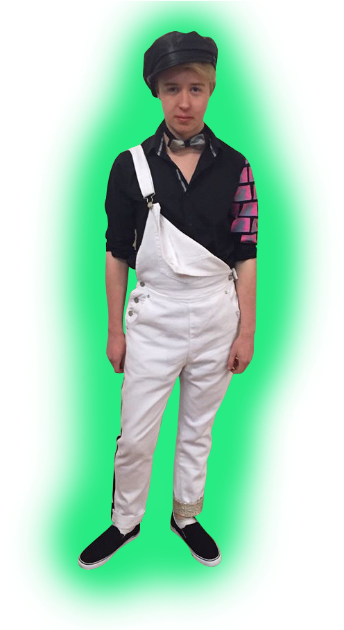 Retro Styled Child Costume PNG