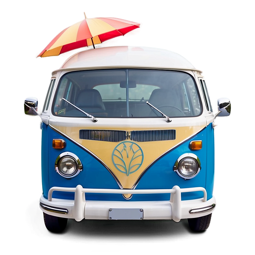 Retro Summer Vibes Van Png Lmy61 PNG