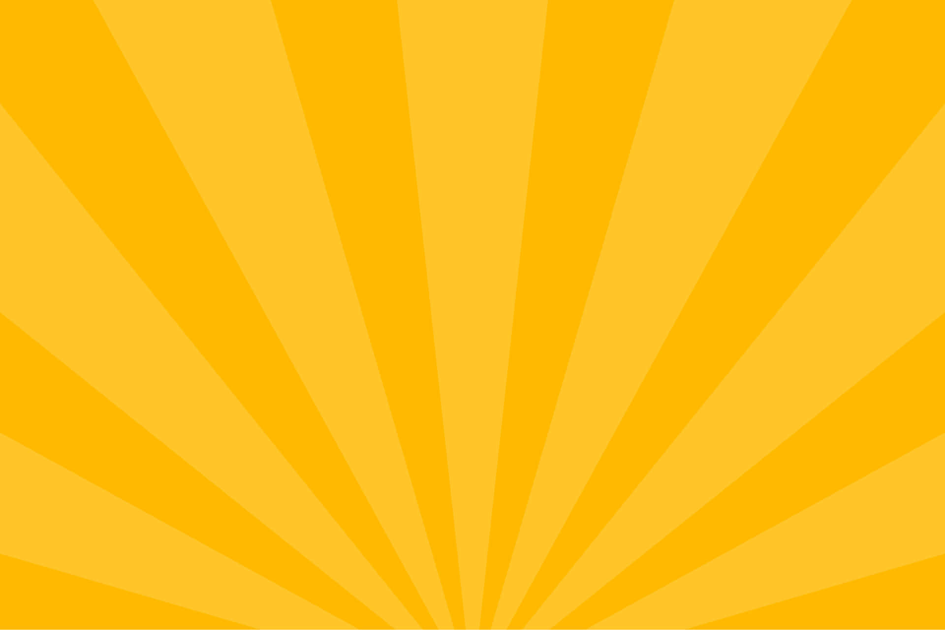 Retro Sunburst Yellow Background Wallpaper