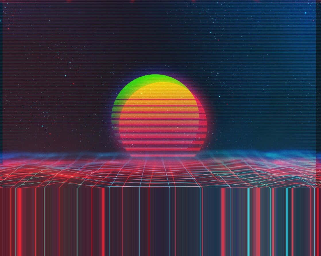 The Warmth of Retro Sunset Wallpaper