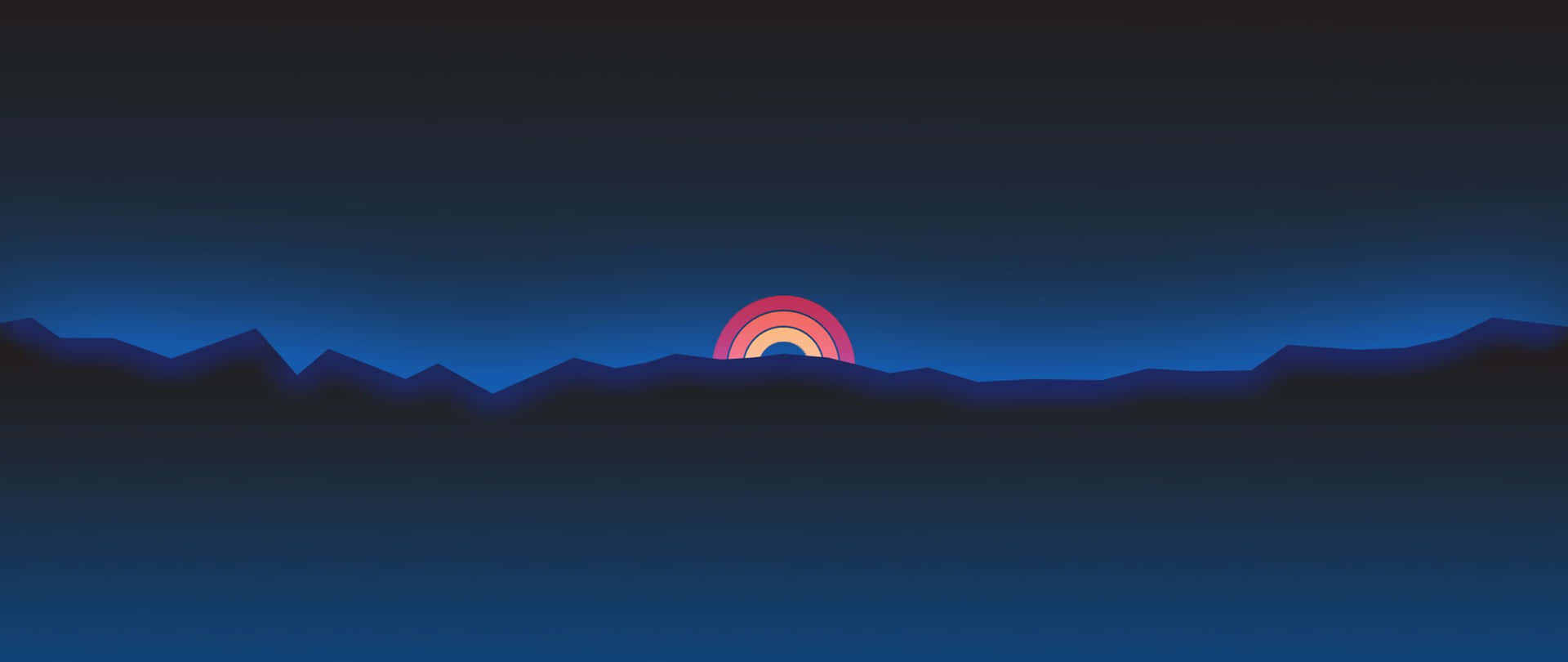 Lost in the beauty of the Retro Sunset Wallpaper