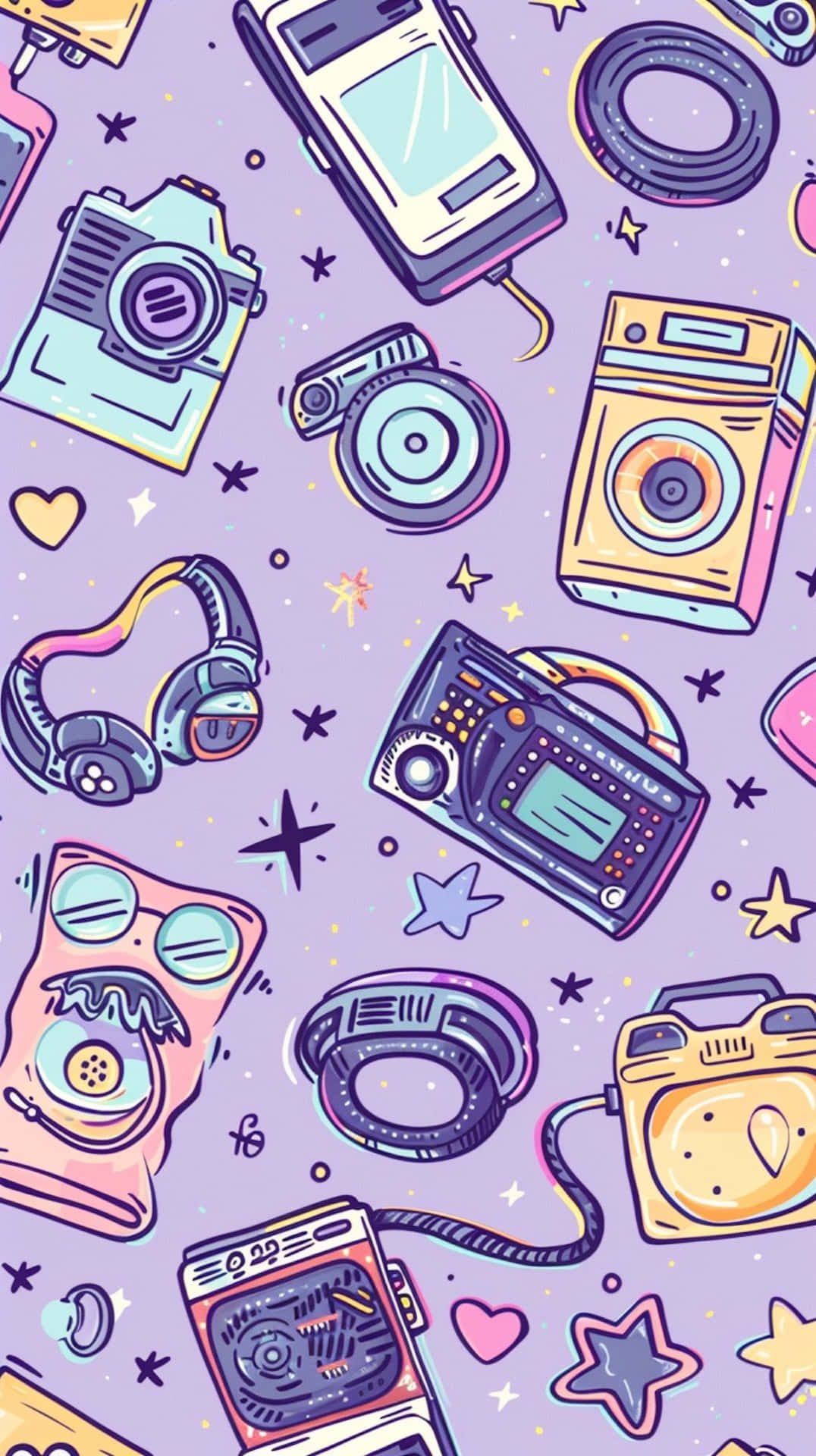 Retro_ Tech_ Pattern_00s_ Aesthetic.jpg Wallpaper