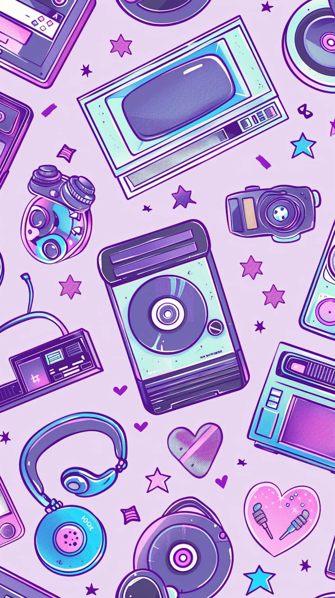 Retro_ Technology_ Pattern_00s_ Aesthetic.jpg Wallpaper