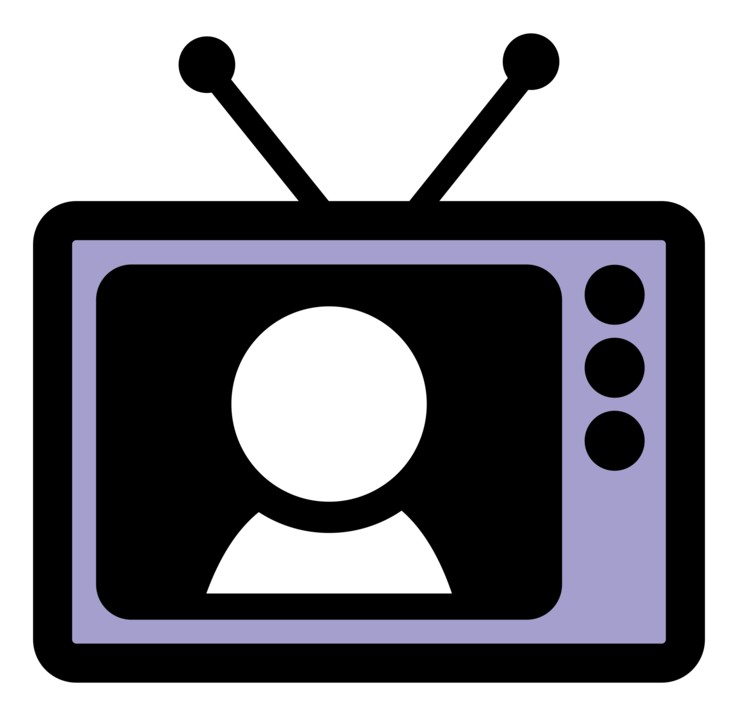 Retro Television Icon PNG