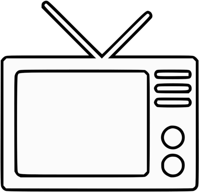 Retro Television Icon PNG