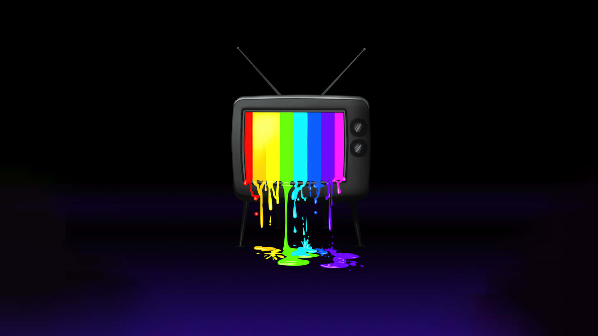 Retro Television Rainbow Fondos De Pantalla Wallpaper