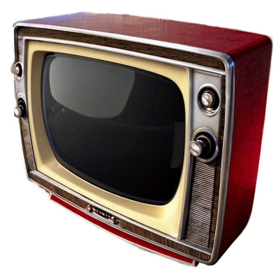 Retro Television Side View Png 06262024 PNG
