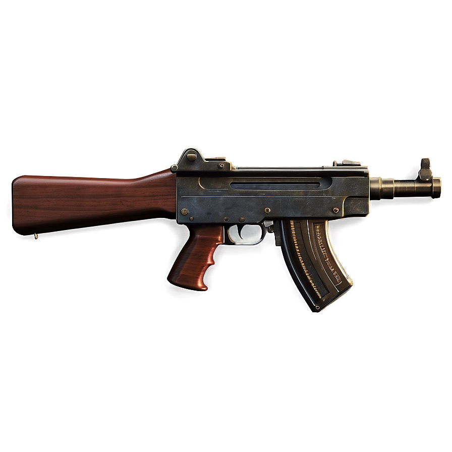 Retro Tommy Gun Concept Png 28 PNG