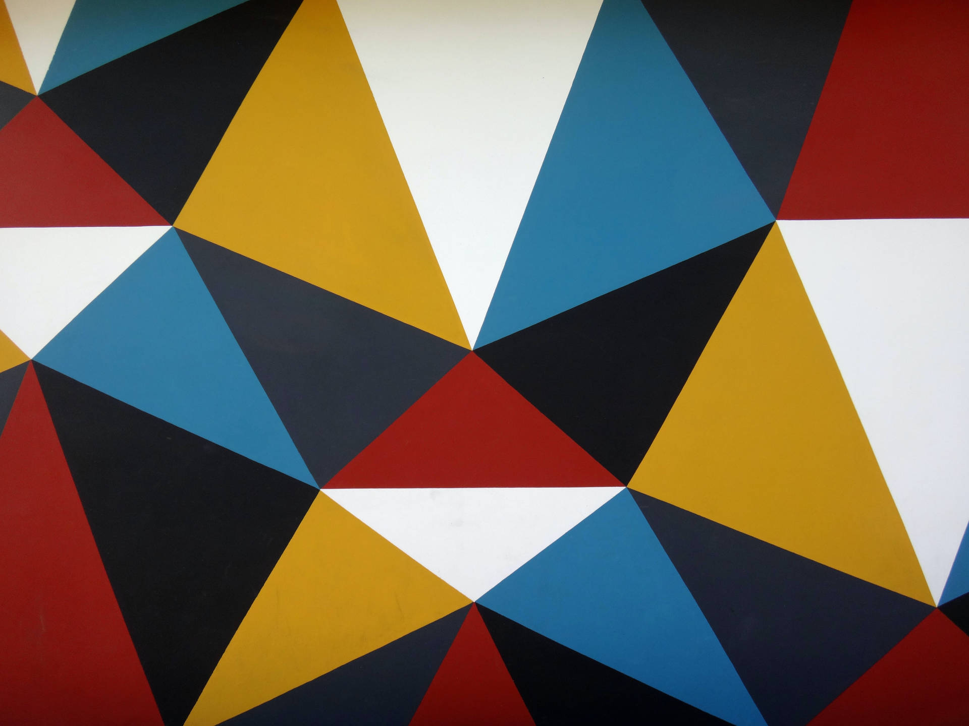 Retro Triangle Cool Pattern Wallpaper