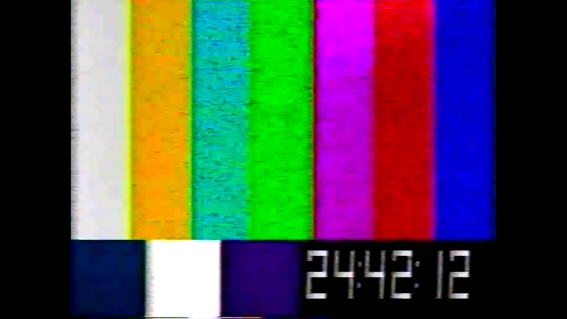 Retro TV Broadcast Test Pattern Wallpaper