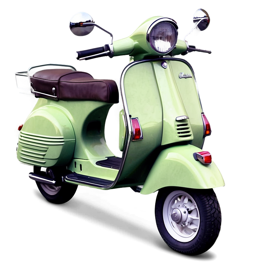 Retro Vespa With Helmet Png 13 PNG