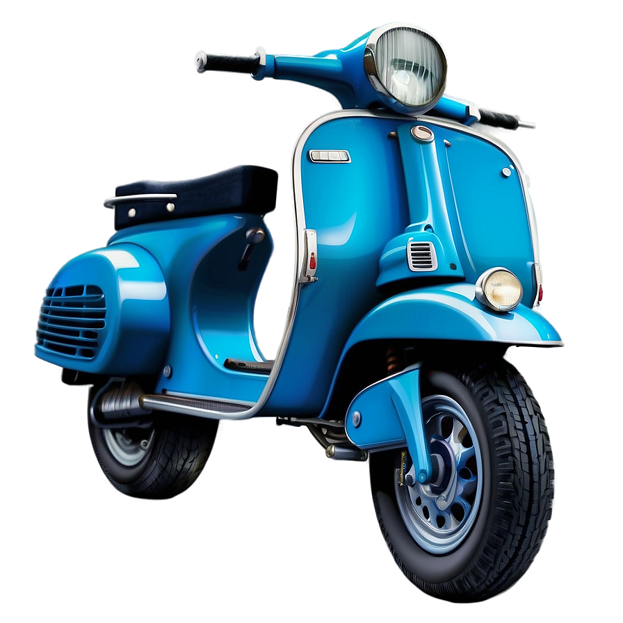 Retro Vespa With Helmet Png 54 PNG