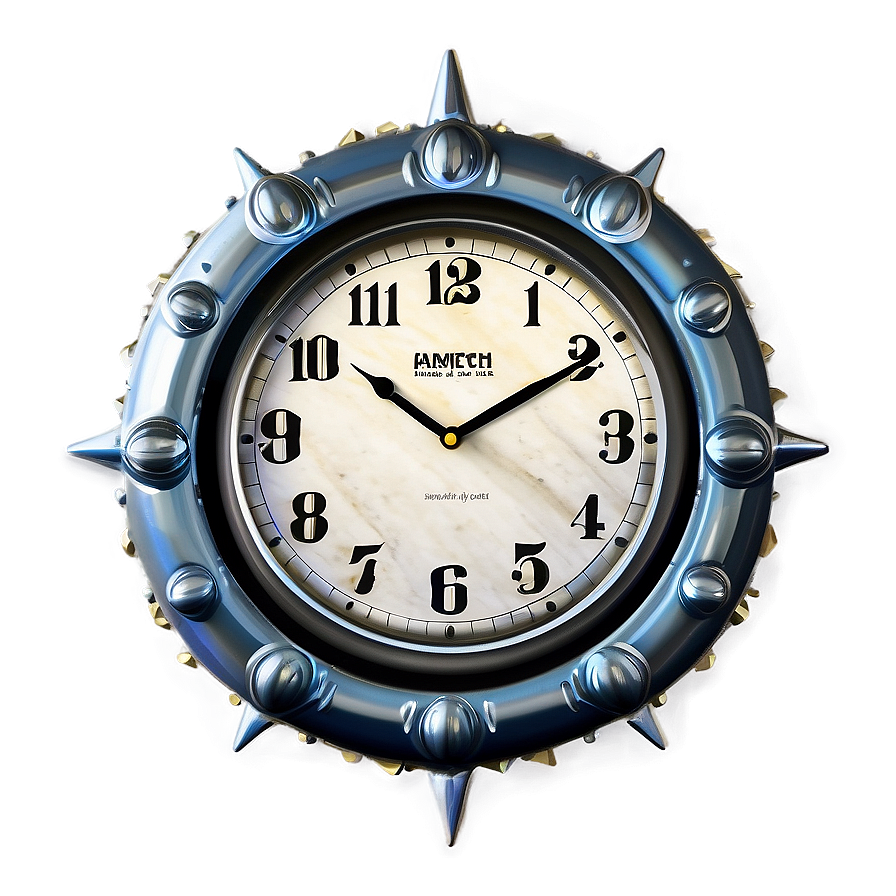 Retro Wall Clock Png Cbu93 PNG