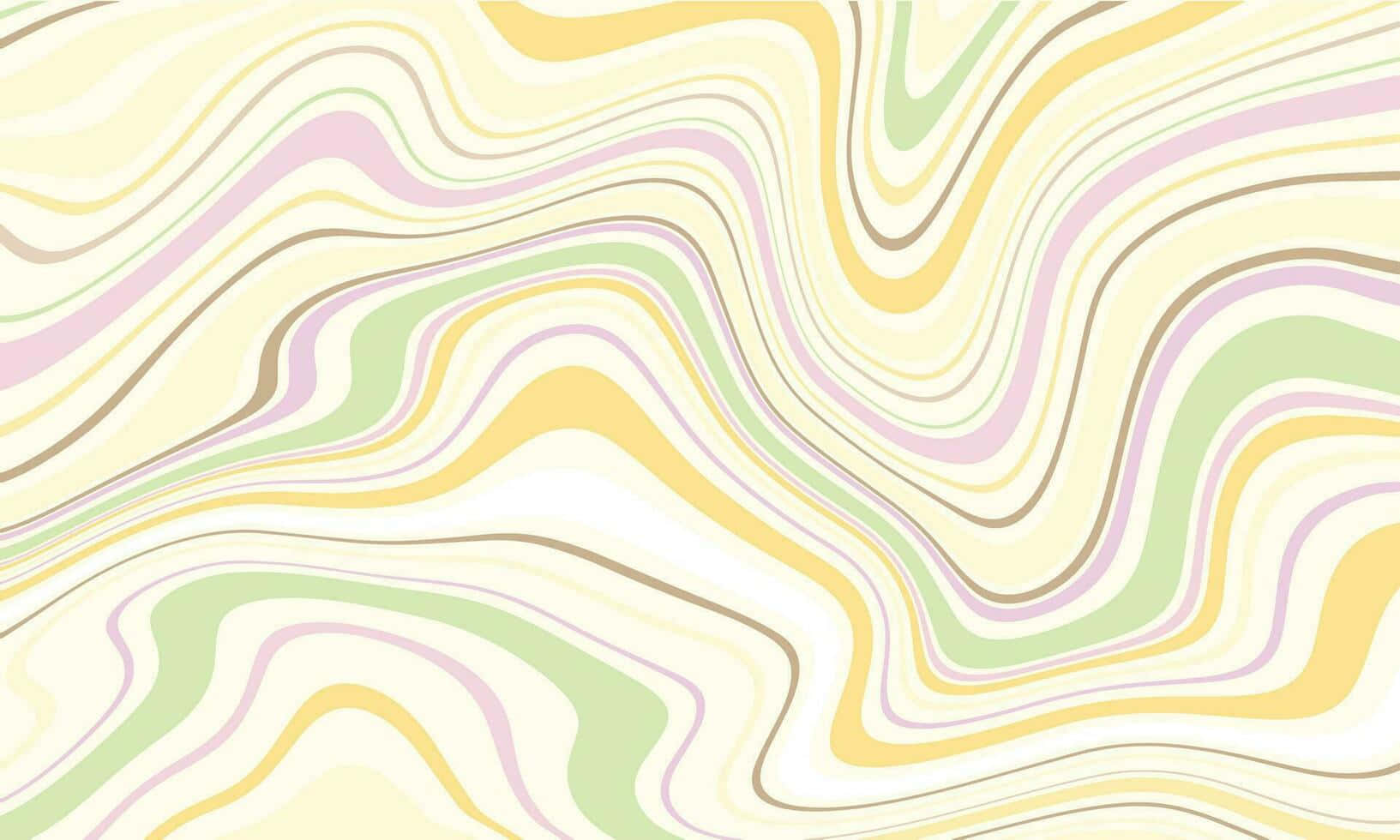 Retro Wavy Pattern Background Wallpaper