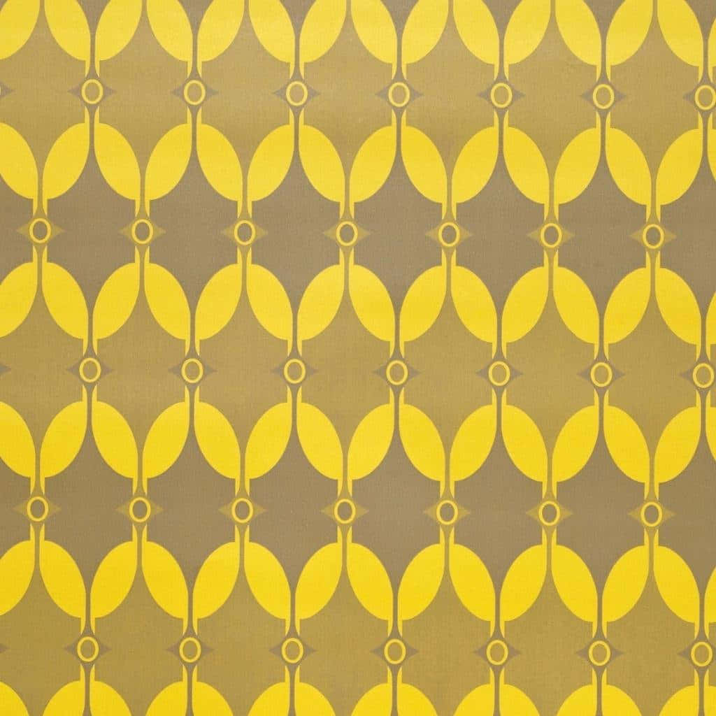 Brighten Up Your Day with Retro Yellow Wallpaper