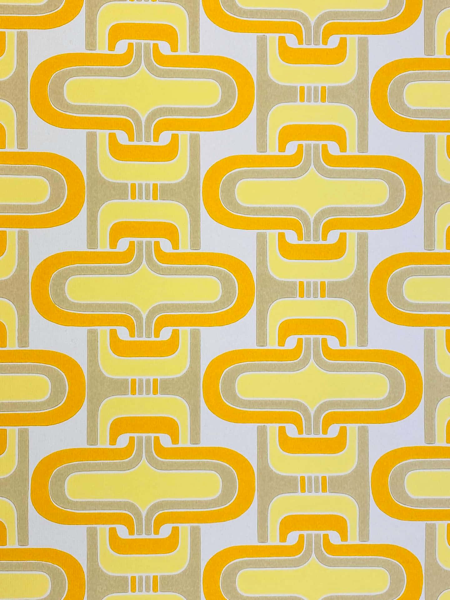 Genießeden Sommer Im Retro-gelben Stil Wallpaper