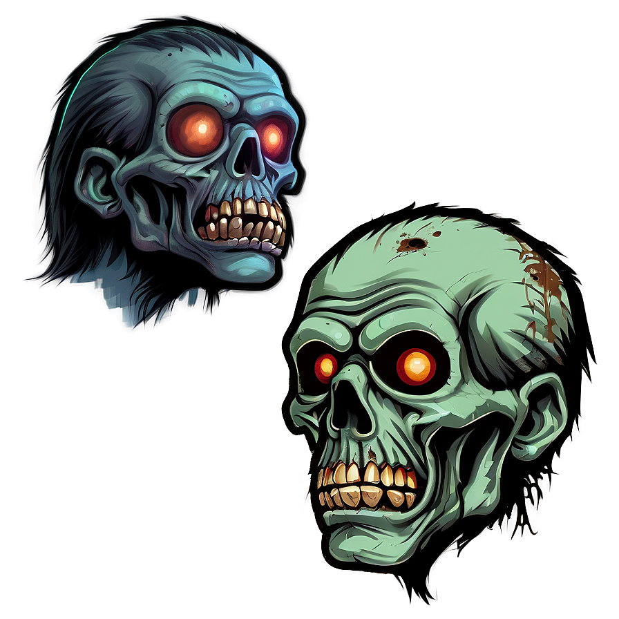 Retro Zombie Illustration Png 68 PNG