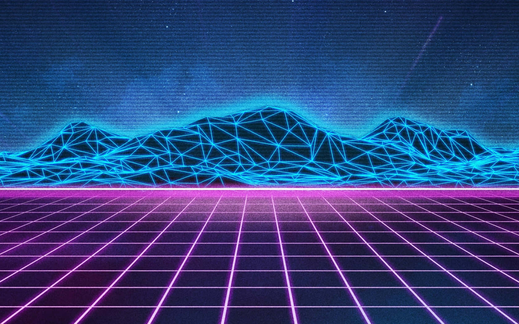 Download Take a ride through the skies of Retrowave
