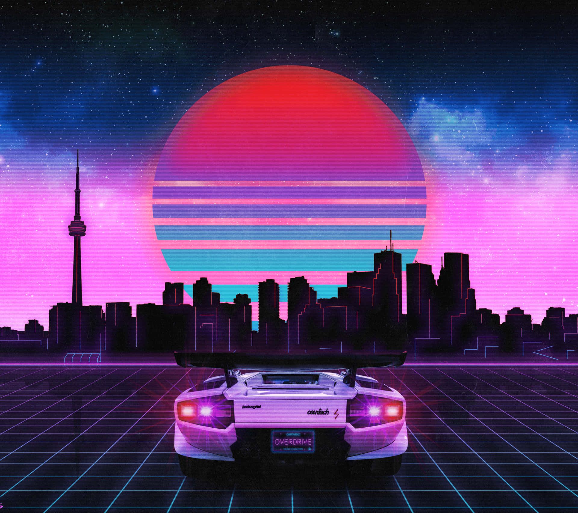 “Let the Future Begin - Retrowave Style”