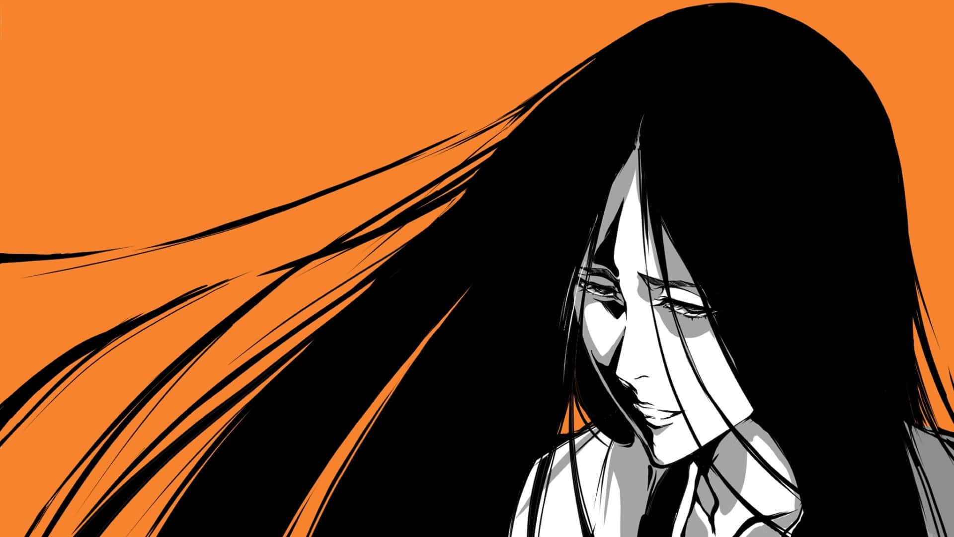 Fierce yet calm Retsu Unohana from Bleach Anime Series Wallpaper