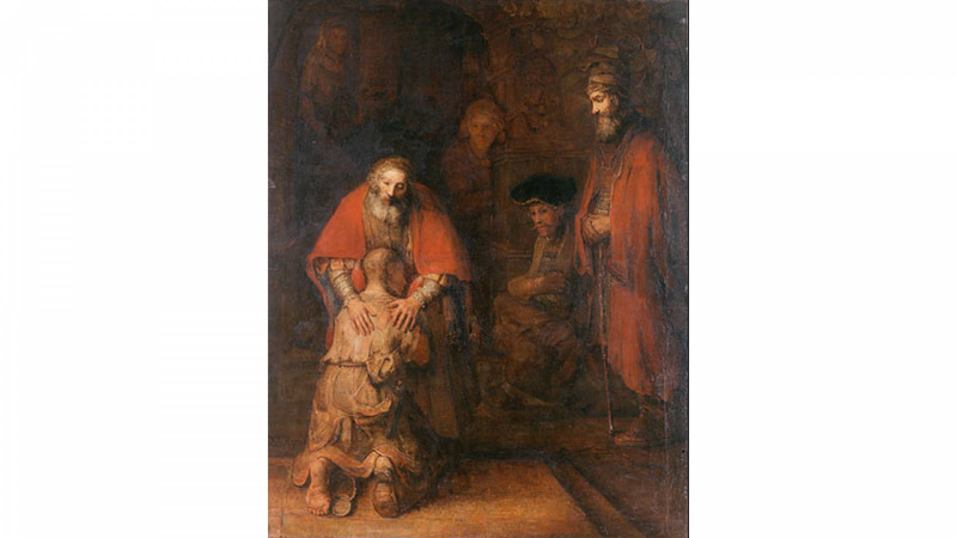 Tilbagevenden af ​​den fortabte søn Rembrandt Wallpaper