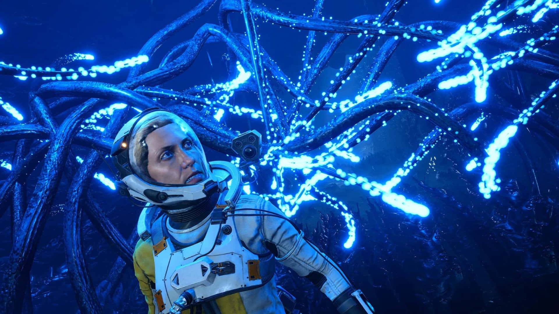 Returnal Alien World Exploration Wallpaper