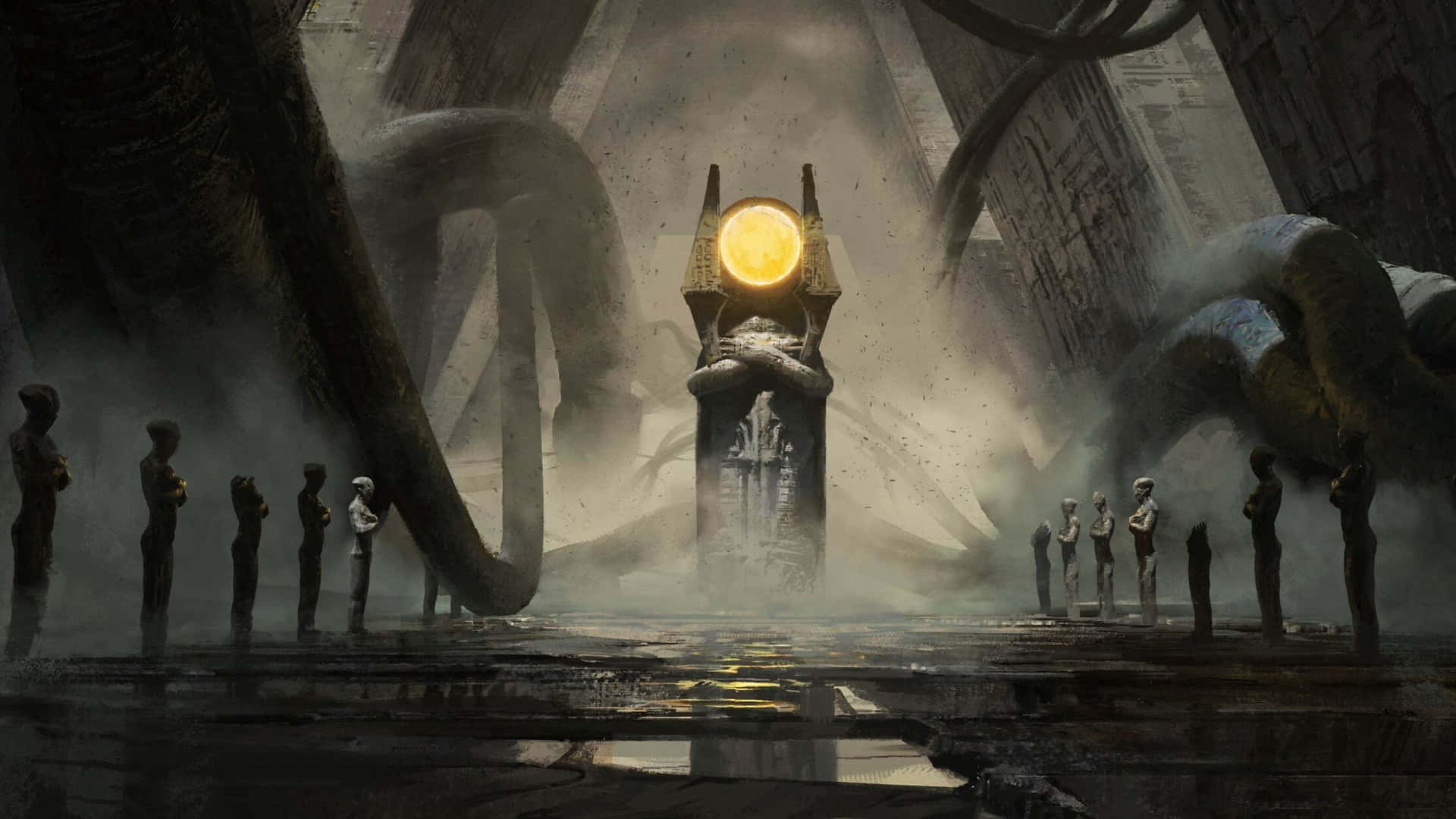 Returnal Mysterious Temple Wallpaper