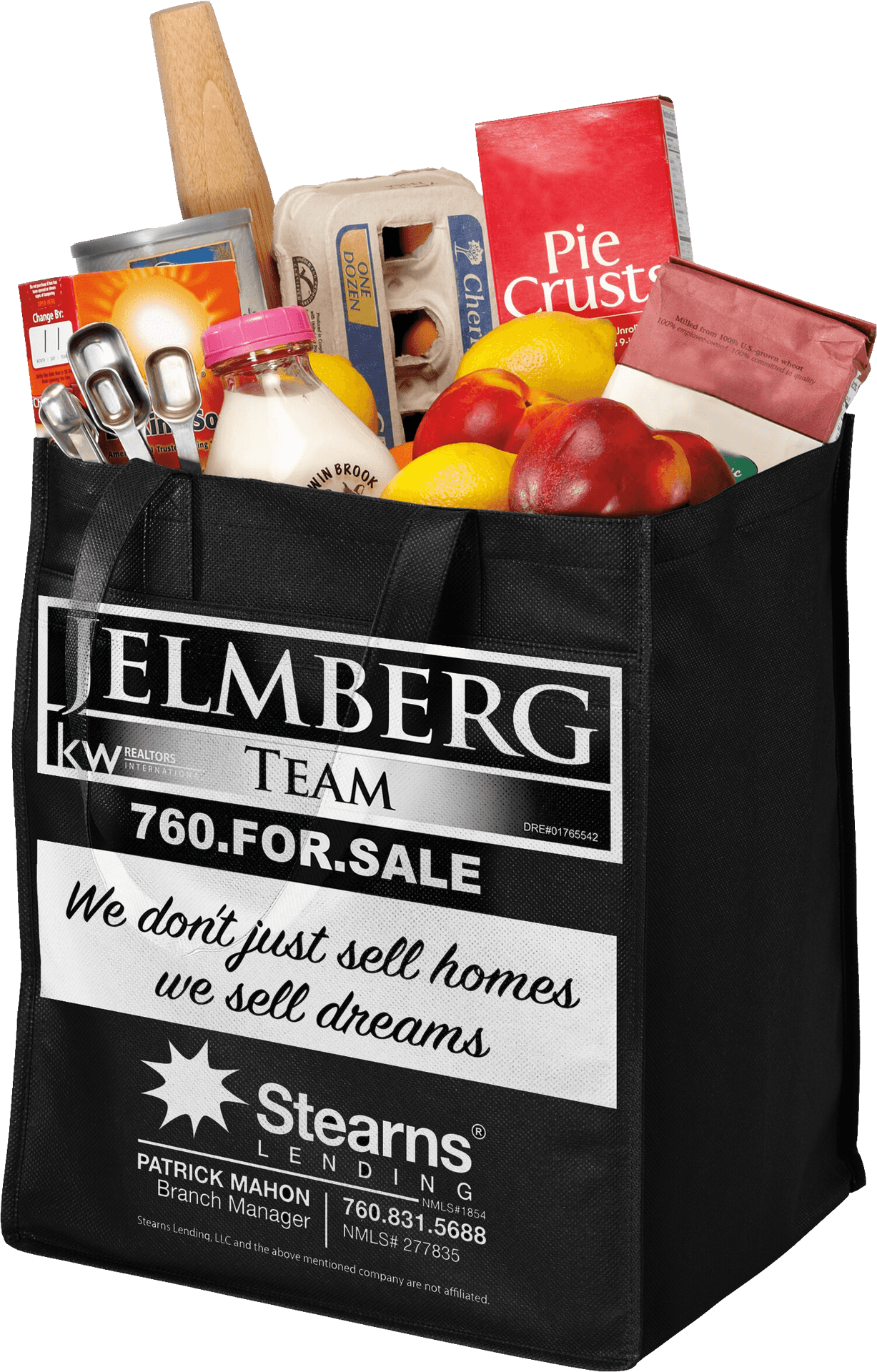 Reusable Grocery Bag Filled With Food Items PNG