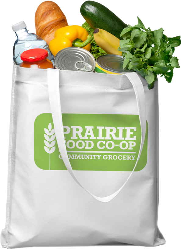 Reusable Grocery Bag Fullof Food Items PNG