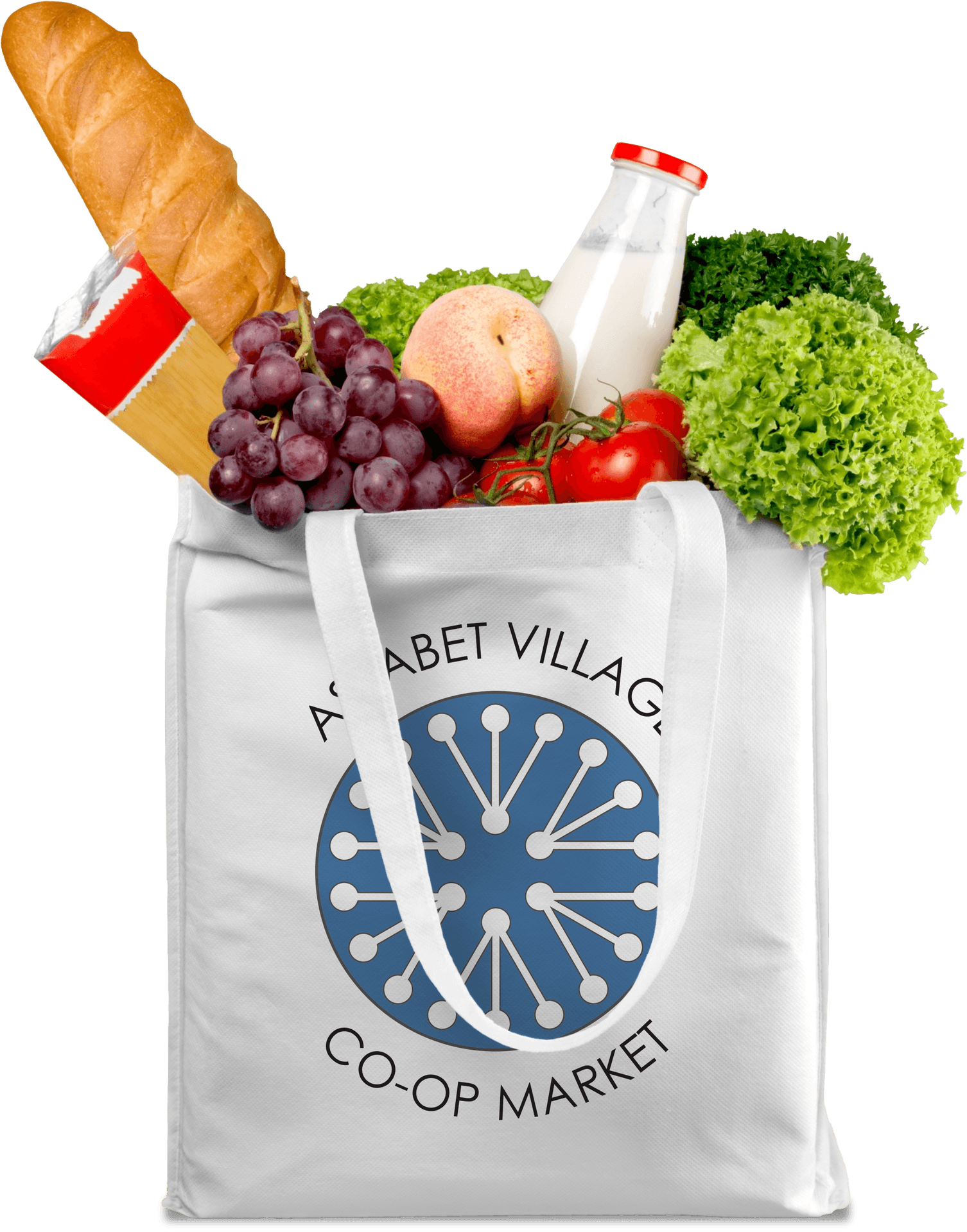 Reusable Grocery Bag Fullof Fresh Produce PNG