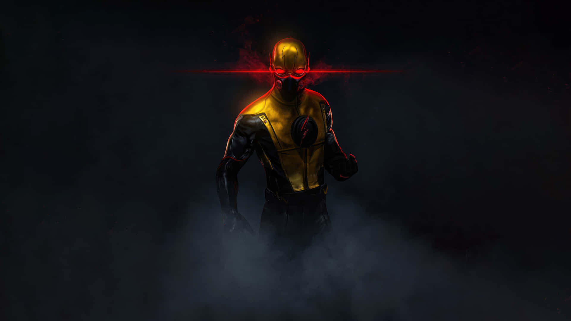 Reverse Flash Emerging From Darkness Wallpaper