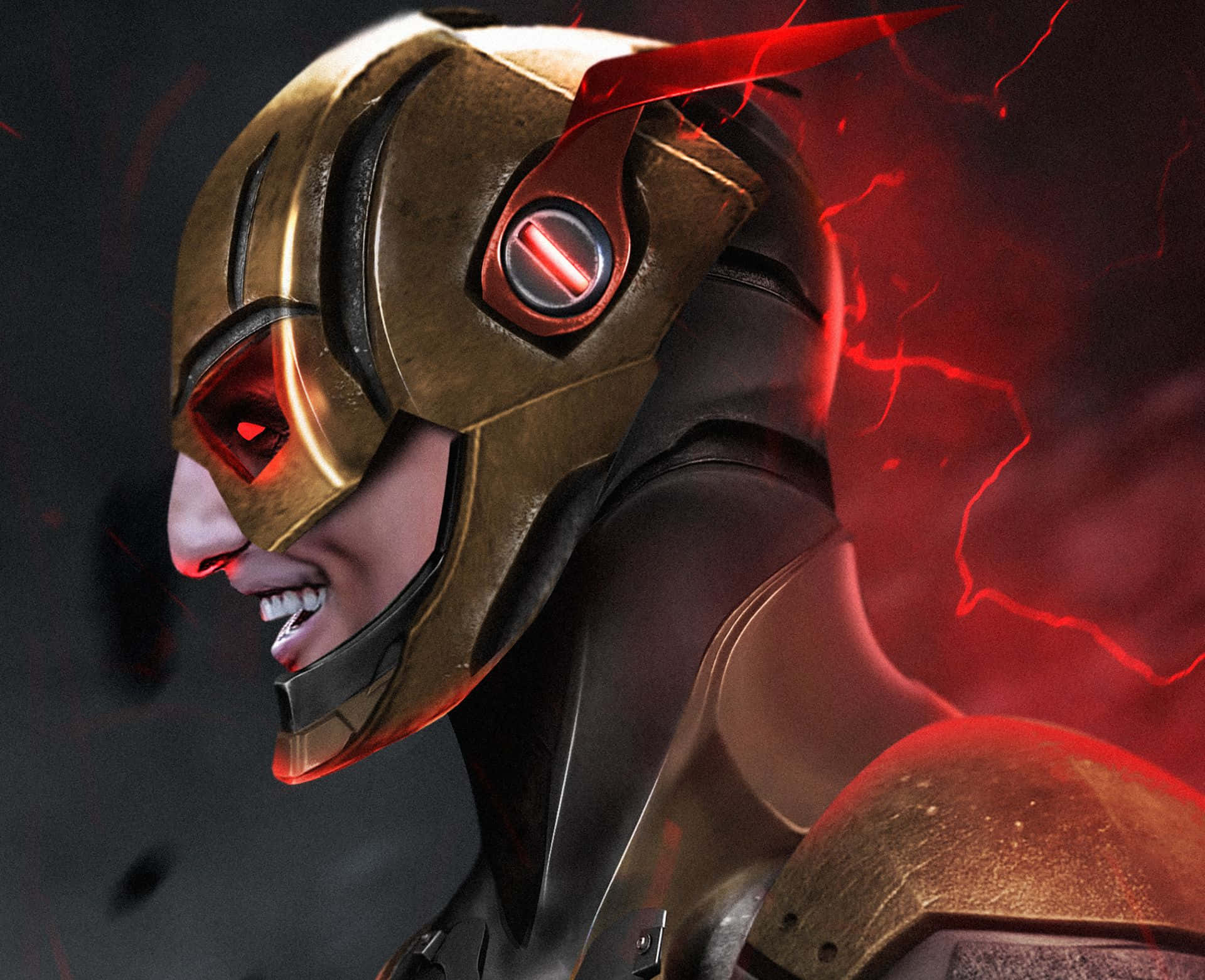 Reverse Flash Sinister Smile Wallpaper