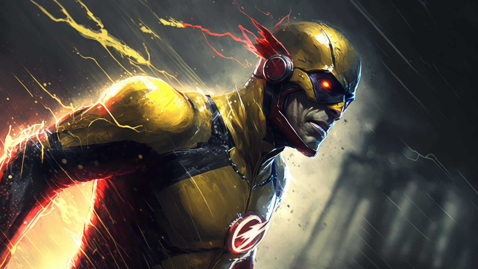 Reverse Flash Speedster Artwork Wallpaper