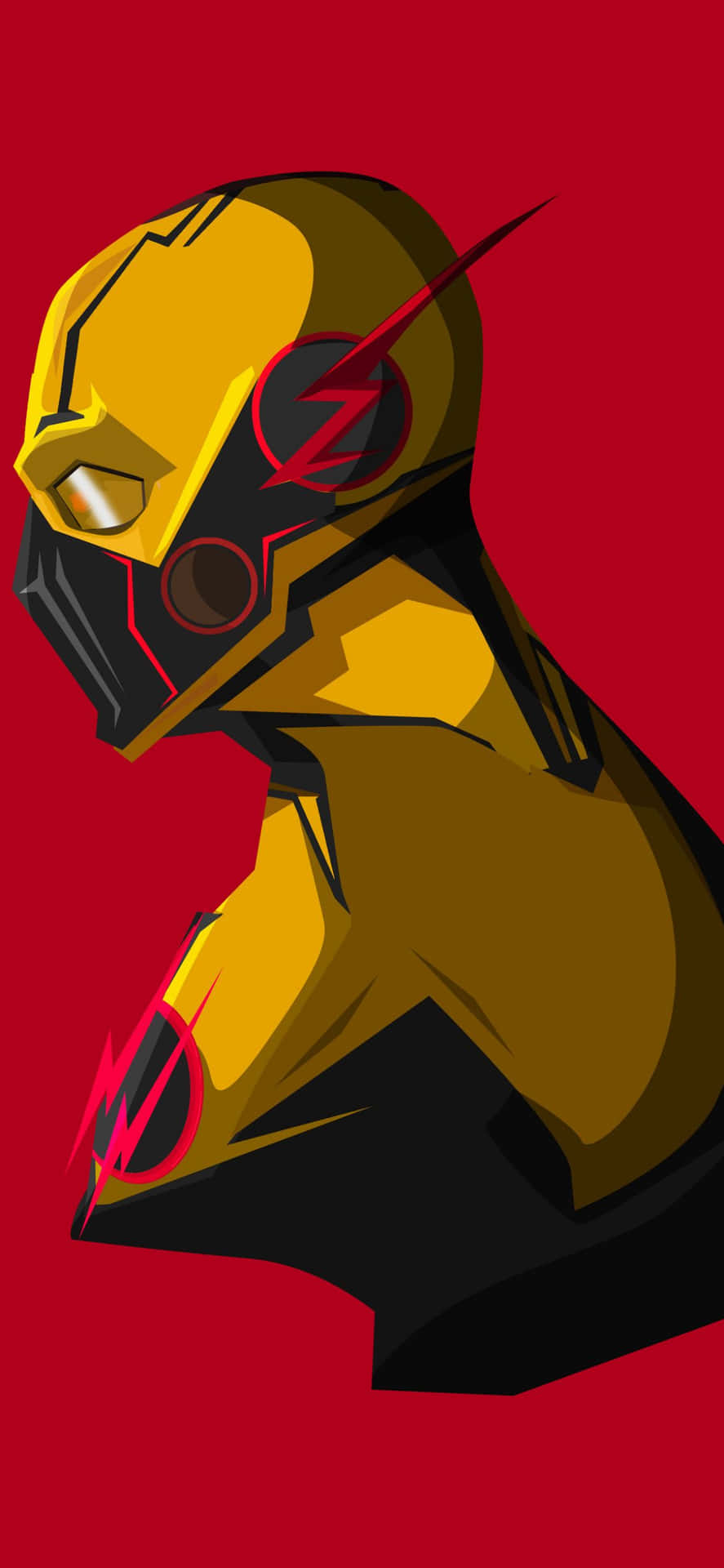 Reverse Flash Vector Art Wallpaper