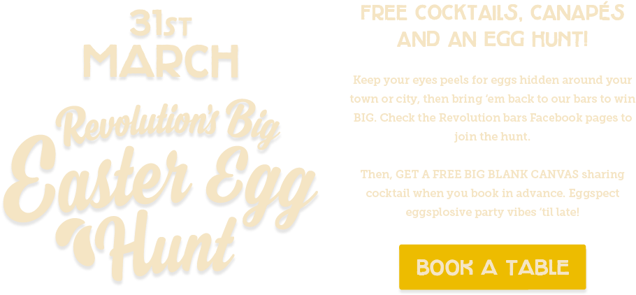 Revolutions Easter Egg Hunt Event Advertisement PNG