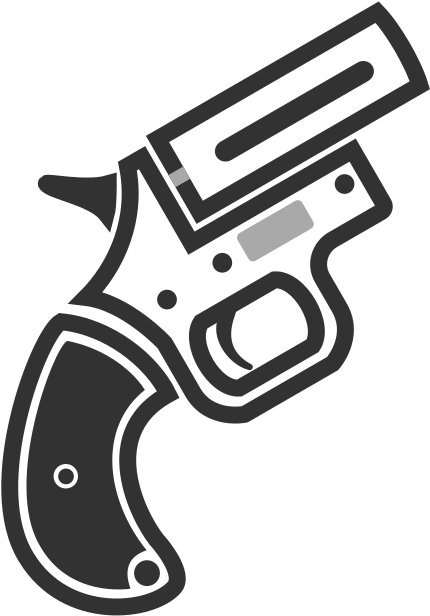 Revolver Icon Graphic PNG