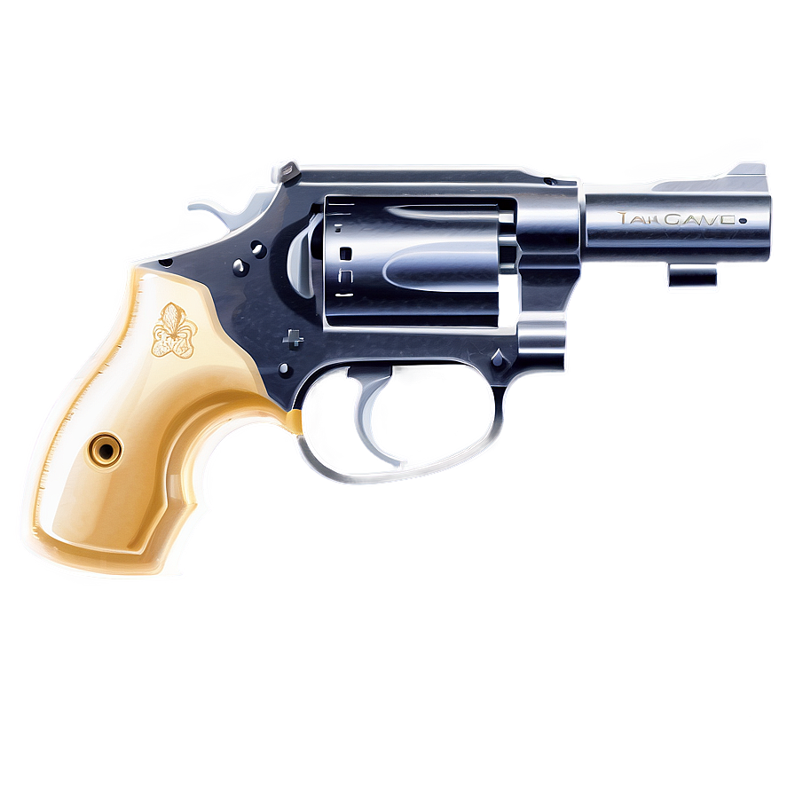 Revolver Transparent Illustration Png Kns81 PNG