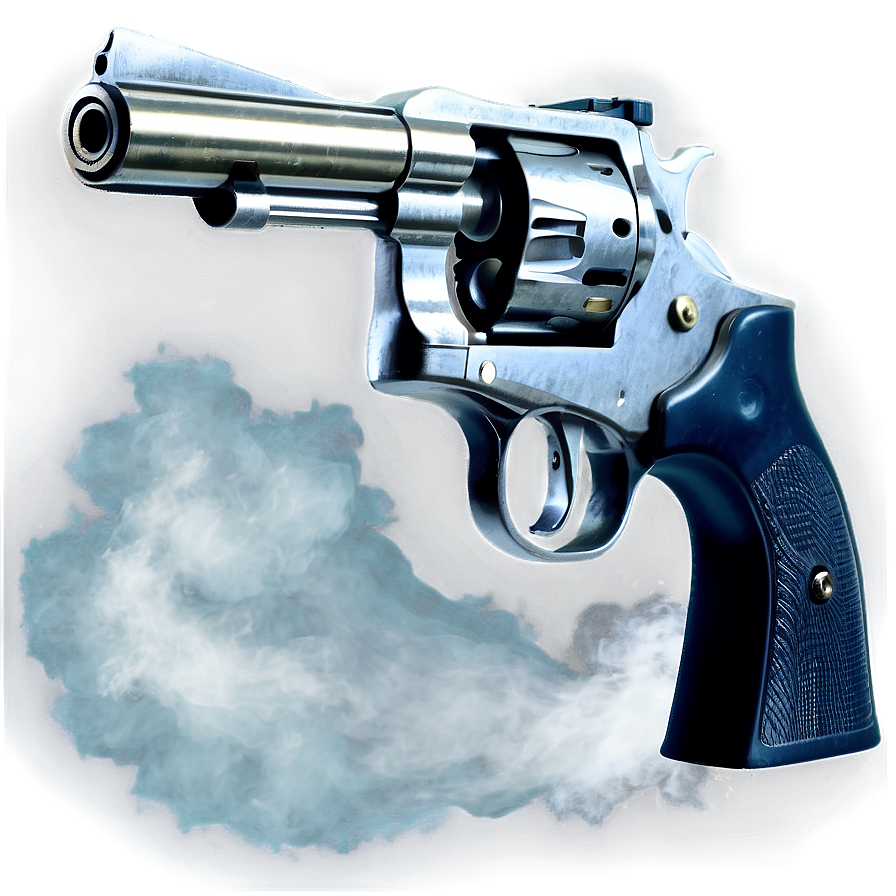Revolver With Smoke Effect Png Pru78 PNG